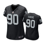 Oakland Raiders Johnathan Hankins Black Womens Jersey