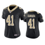New Orleans Saints Alvin Kamara Vapor Untouchable Limited Black Womens Jersey