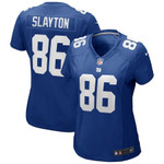 Womens New York Giants Darius Slayton Blue Game Player Jersey