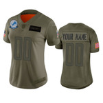 Detroit Lions Custom Limited 2019 Salute to Service Womens Jersey