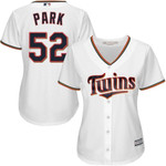 Byung-ho Park Minnesota Twins Majestic Womens Home Cool Base Player Jersey White 2019