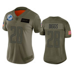 Detroit Lions Quandre Diggs Limited 2019 Salute to Service Womens Jersey