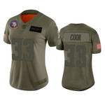 Womens Minnesota Vikings Dalvin Cook Limited Jersey 2019 Salute to Service