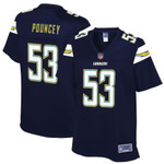 Womens Los Angeles Chargers Mike Pouncey Navy Player Jersey