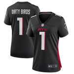 Womens Atlanta Falcons Dirty Birds Black Game Jersey Gift for Atlanta Falcons fans
