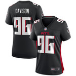 Womens Atlanta Falcons Tyeler Davison Black Game Jersey Gift for Atlanta Falcons fans