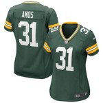 Womens Green Bay Packers Adrian Amos Green Game Jersey Gift for Green Bay Packers fans