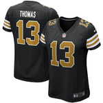 Womens New Orleans Saints Michael Thomas Black Alternate Game Jersey Gift for New Orleans Saints fans
