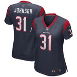 Womens Houston Texans David Johnson Navy Game Player Jersey Gift for Houston Texans fans