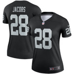 Womens Las Vegas Raiders Josh Jacobs Black Legend Jersey Gift for Las Vegas Raiders fans