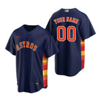 Mens Houston Astros Personalized Name Number 2020 Alternate Navy Jersey Gift For Astros Fans