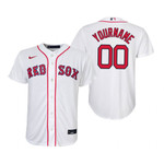 Youth Boston Red Sox Custom Name Number 2020 White Jersey Gift For Red Sox Fans