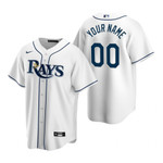 Mens Tampa Bay Rays #00 Any Name Home Wihte Jersey Gift For Rays Fans