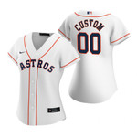 Women'S Astros Custom Text White 2020 Alternate Jersey Gift For Astros Fan