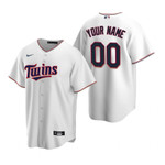 Mens Minnesota Twins #00 Any Name Home White Jersey Gift For Twins Fans