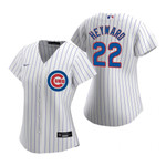 Womens Chicago Cubs #22 Jason Heyward 2020 White Jersey Gift For Cubs And Baseball Fans