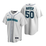 Mens Seattle Mariners #50 Jamie Moyer Retired Player Jersey Gift For Mariners Fans