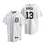 Mens Detroit #13 Eric Haase Home White Jersey Gift For Tigers Fans