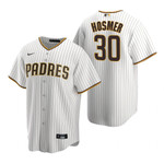 Mens San Diego Padres #30 Eric Hosmer 2020 Home White Jersey Gift For Padres Fans