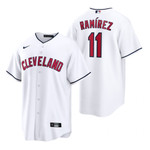 Mens Cleveland Baseball #11 Jose Ramirez 2020 Alternate White Jersey Gift For Cleveland Baseball Fans