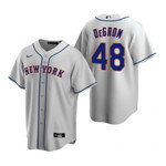 Mens New York Mets #48 Jacob Degrom 2020 Road Gray Jersey Gift For Mets Fans