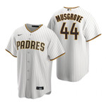 Mens San Diego Padres #44 Joe Musgrove 2020 Home White Jersey Gift For Padres Fans