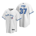 Mens Toronto Blue Jays #37 Dave Stieb Retired Player White Jersey Gift For Blue Jays Fans