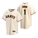 Mens San Francisco Giants #1 Mauricio Dubon 2020 Home Cream Jersey Gift For Giants Fans