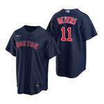 Mens Boston Red Sox #11 Rafael Devers Alternate Navy Jersey Gift For Red Sox Fans