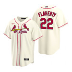 Mens St. Louis Cardinals #22 Jack Flaherty Alternate Cream Jersey Gift For Cardinals Fans