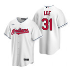Mens Cleveland Baseball #31 Cliff Lee Retired Player White Jersey Gift For Cleveland Baseball Fans