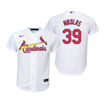 Youth St Louis Cardinals #39 Miles Mikolas 2020 Home White Jersey Gift For Cardinals Fans