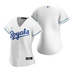 Womens Kansas City Royals 2020 White Jersey Gift For Royals And Baseball Fans