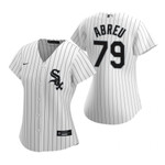 Womens Boston Red Sox #79 Jose Abreu 2020 White Jersey Gift For Red Sox Fans