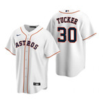 Mens Houston Astros #30 Kyle Tucker 2020 Home White Jersey Gift For Astros Fans
