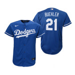 Youth Los Angeles Dodgers #21 Walker Buehler 2020 Alternate Royal Jersey Gift For Dodgers Fans