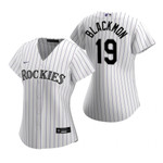 Womens Colorado Rockies #49 Charlie Blackmoon 2020 White Jersey Gift For Rockies Fans