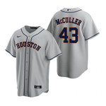 Mens Houston Astros #43 Lance Mccullers 2020 Road Gray Jersey Gift For Astros Fans