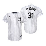 Youth Chicago White Sox #31 Liam Hendriks Collection 2020 Alternate White Jersey Gift For Sox Fans