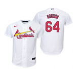 Youth St Louis Cardinals #64 Jose Rondon 2020 Home White Jersey Gift For Cardinals Fans
