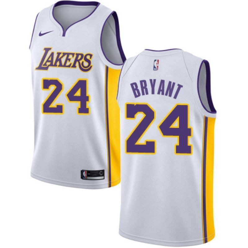 Los Angeles Lakers Kobe Bryant #24 NBA New Arrival White Jersey