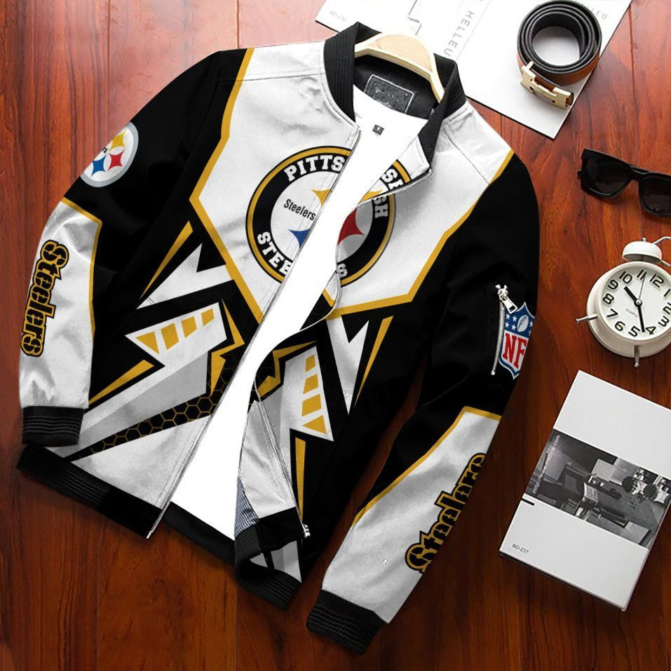Pittsburgh Steelers Bomber Jacket 447 Sport Hot Trending Hot Choice Design Beautiful