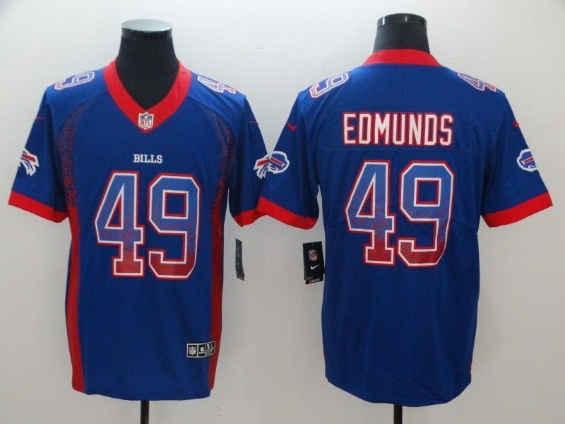 Tremaine Edmunds #49 Buffalo Bills Legendary Drift Edition Blue Jersey