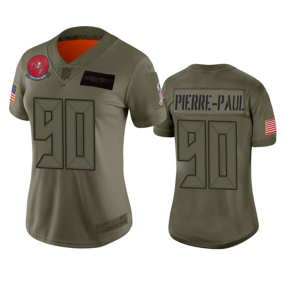 Tampa Bay Buccaneers Jason Pierre-Paul Limited 2019 Salute to Service Womens Jersey