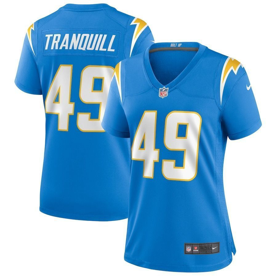 Womens Los Angeles Chargers Drue Tranquill Powder Blue Game Jersey