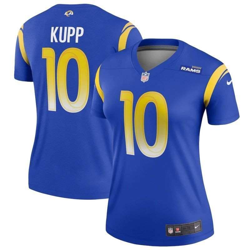 Los Angeles Rams Cooper Kupp #10 NFL 2020 Cobalt Womens Jersey