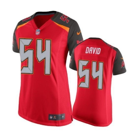 Tampa Bay Buccaneers Lavonte David Red Womens Jersey