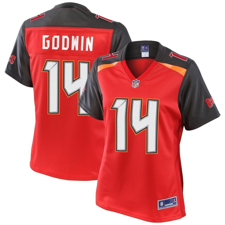 Womens Tampa Bay Buccaneers Chris Godwin Red Player Team Jersey