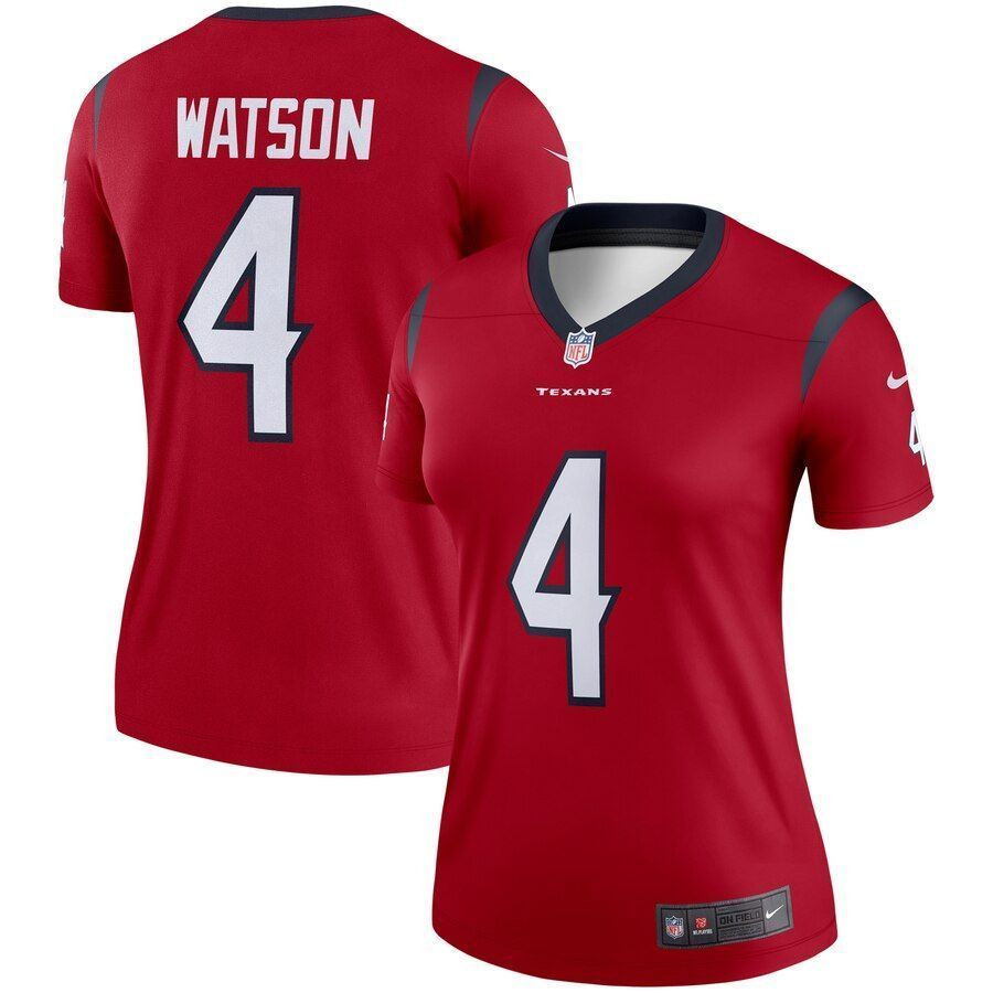 Deshaun Watson Houston Texans Womens Legend Jersey Red 2019