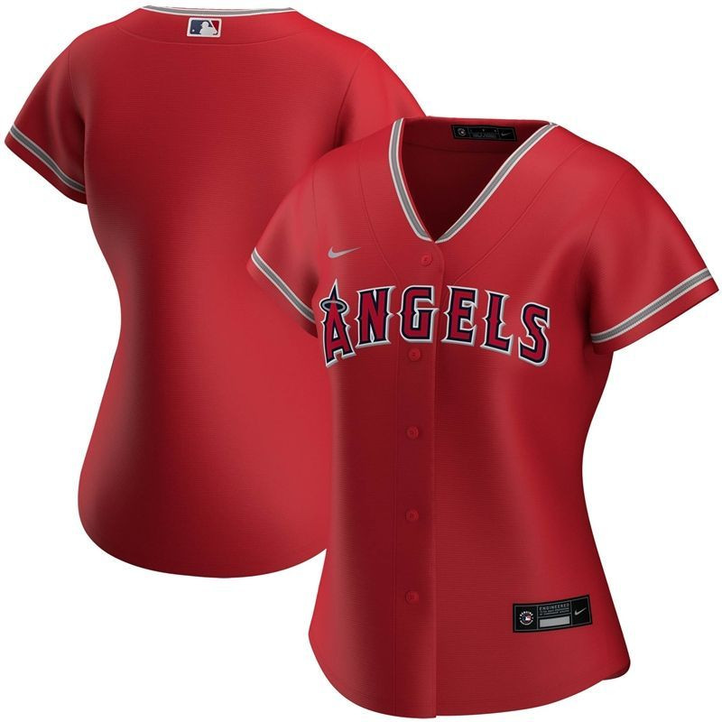 Los Angeles Angels 2020 MLB New Arrival Red Womens Jersey gifts for fans